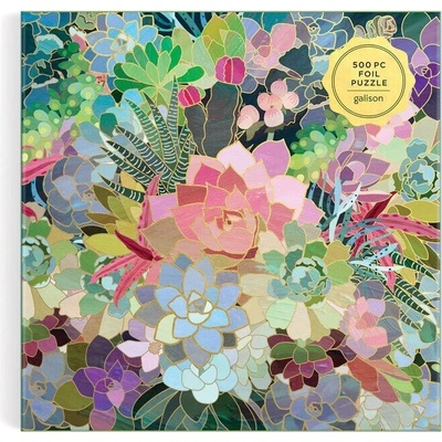 Galison Metal Succulent Mosaic500 dielov