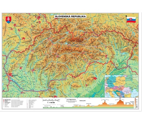 Mapa SR A3
