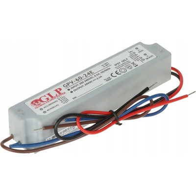 Napájecí zdroj s konstantním napětím GLP GPV 24V/2.5A IP67