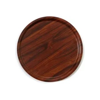 Image 1 of Horecano HORECANO-КРЪГЛА ТАБЛА ЗА СЕРВИРАНЕ ПЛАСТМАСОВА ВЕНГЕ 38cm (021) (0151006)