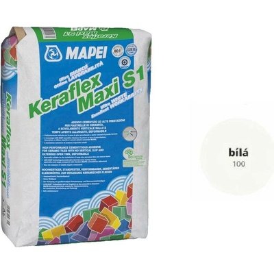 MAPEI Keraflex Maxi S1 cementové lepidlo pro dlažbu a obklad 23 kg Bílá