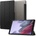 Spigen Liquid Air Folio Case - силиконов (TPU) кейс с висока степен на защита и поставка за Samsung Galaxy Tab A7 Lite 8.7 (2021) (черен)