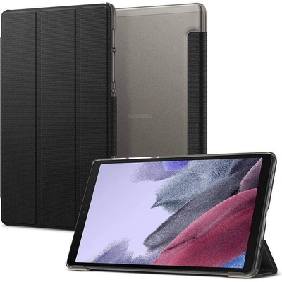 Spigen Liquid Air Folio Case - силиконов (TPU) кейс с висока степен на защита и поставка за Samsung Galaxy Tab A7 Lite 8.7 (2021) (черен)