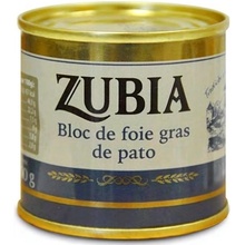 Zubia Patés Kachní Foie gras bloc de Foie gras 100 g