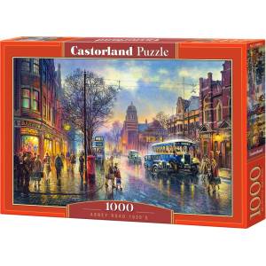 Castorland Пъзел Castorland от 1000 части - Улица Аби 1930 (C-104499-2)