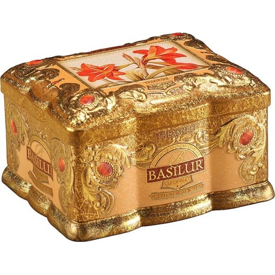 Basilur truhla Sardonyx čierny čaj 100 g