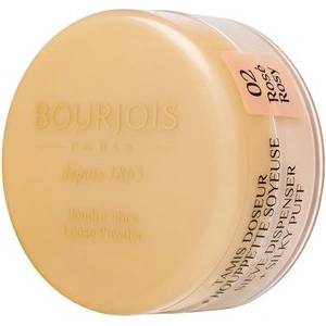 Bourjois Loose Powder пудра за уеднаквена и изсветлена кожа 02 Rosy 32 g