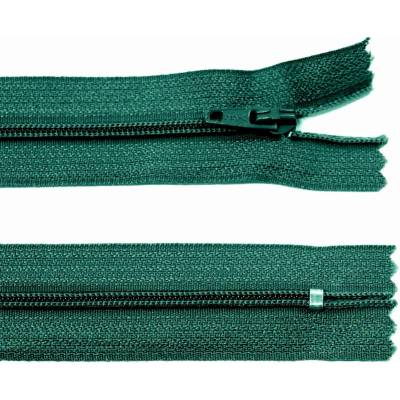 Spirálový zip no.3 nerozepínací 25cm - více barev color: 670 borovicová zelená