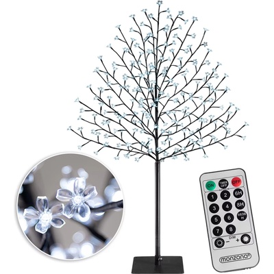 Goleto Dekoratívna LED čerešňa 220 cm 220 LED | modrá
