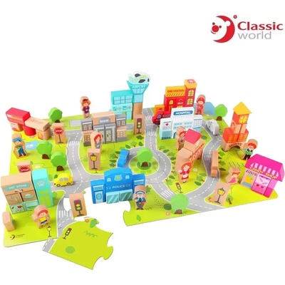 Classic World Дървен Конструктор Градски център - Classic World