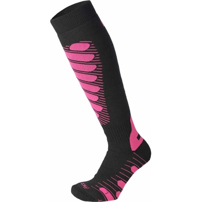 Mico Heavy Weight Superthermo Primaloft Merino Ski Kids Socks nero/fucsia