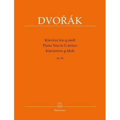 Dvořák Antonín - Klavírní trio g-moll, op. 26
