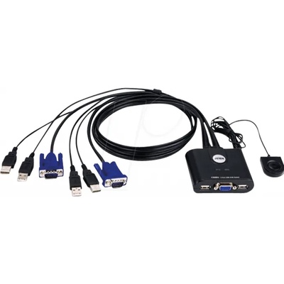 ATEN Превключвател KVM ATEN CS22U, 2x 1, USB
