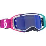 SCOTT Маска Scott Prospect 2.0 Amp Chrome S2 Goggles - Stealth Blue / Radiant Pink / Glas: Blue Chrome - размер One Size (205-6801-0211)