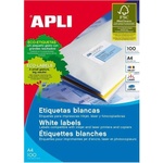  Етикети Apli 38х21.2 mm А4, 100 л. 65 ет. бели (1110013-10-1283)