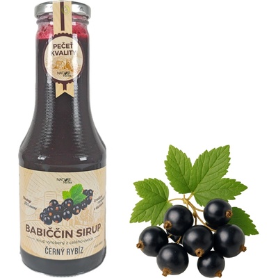 Nature NoTea sro Babičkin sirup Čierne ríbezle 0.5 l