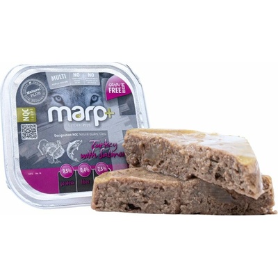 Marp Natural Plus krůtí s lososom 150 g