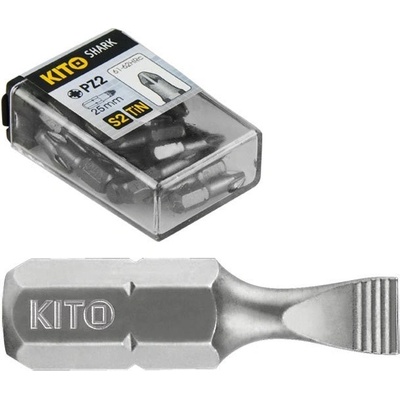 Bit plochý 5x25mm, S2, 20ks Grip KITO