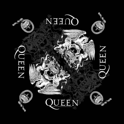 Queen šátek Crest Black