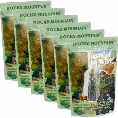 TASTE OF THE WILD Rocky Mountain Cat kapsička 6 x 85 g