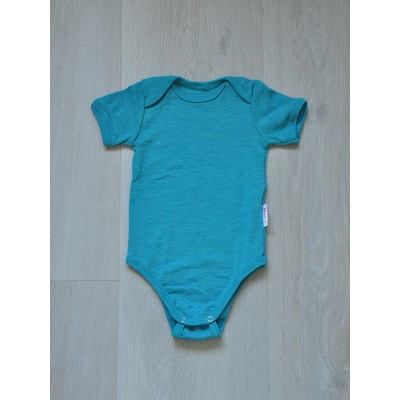 Rostoucí Merino Body MoniLu kr. rukáv AQUA Body