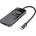 hoco. HB15 Easy Show USB-C Adapter - мултифункционален хъб за свързване на допълнителна периферия за устройства с USB-C (тъмносив)