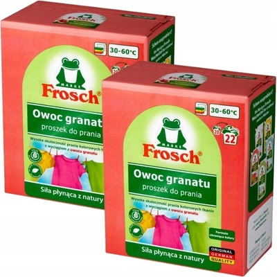 Frosch Prací prášek granátové jablko 2,9 kg 44 praní bio hypoalergenní