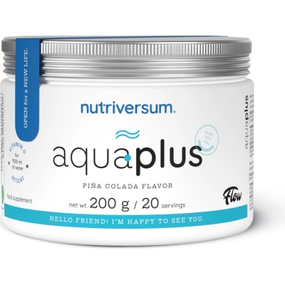Nutriversum Flow Aqua Plus piňa colada 200 g