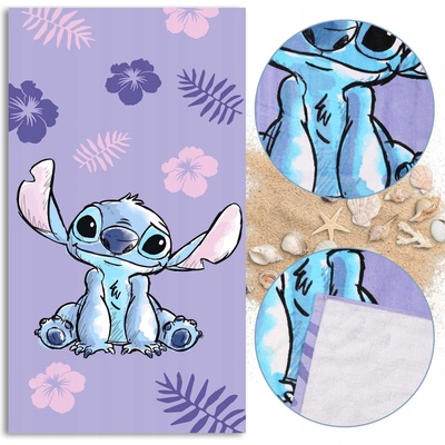 Disney Stitch plážová osuška osuška pro děti 70 x 140 cm