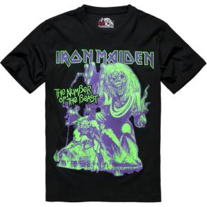 Brandit Iron Maiden тениска Number of the Beast I, черна (61050.11002)