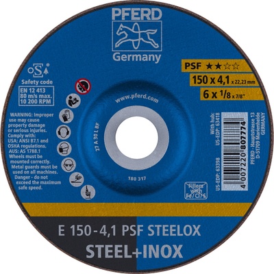 Pferd Brúsny kotúč 150 x 4,1 x 22,23 mm 4007220807774