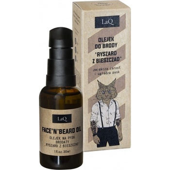 LaQ Lynx From Mountain vyživujúci olej na vlasy a fúzy 30 ml