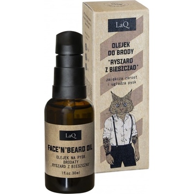 LaQ Lynx From Mountain vyživujúci olej na vlasy a fúzy 30 ml