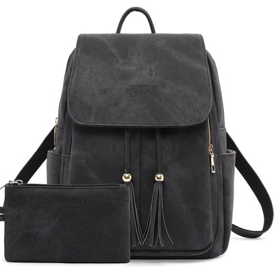 Дамска Раница и портфейл Vicuna Polo Sunrose, Черна, Различни цветове (VICUNA-WOMEN-V3001-BLACK)
