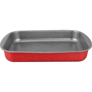 Voltz Тава за печене Oliver Voltz Florence OV51222B35S, 35 x 24 x 5.5 см, мраморно незалепващо покритие, без PFOA химикали, червена (OV51222B35S)