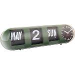 Karlsson Tube Flip часовник, зелен (KA6032GR) Будилник