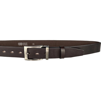 Penny Belts kožený opasek 35-100-2-40 tmavě hnědý