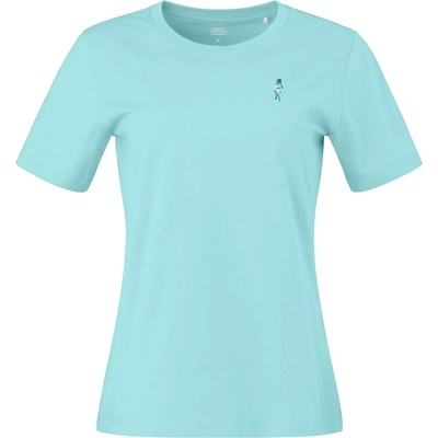 Norrøna Дамска тениска Norrøna Women's /29 Cotton Activity Embroidery T-shirt - Aqua Haze (916-1079-0413)