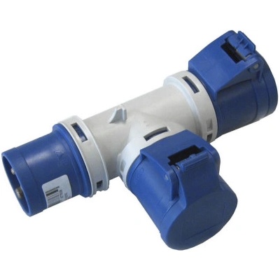 ELMARK Ec690 АДАПТОР 1 ЩЕПСЕЛ/2 КОНТАКТА 2p+e 16А ip44 (ec690702)