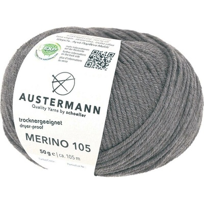 Pletací příze Austermann Merino 105 EXP Barva: 338 BRAUN MELIERT