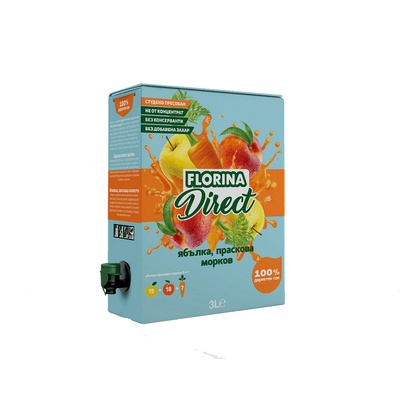 FLORINA 3Л. ФЛОРИНА МОРКОВ ПРАСКОВА ЯБЪЛКА СУПЕР ПРОМО