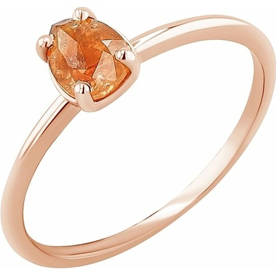 Eppi Zlatý prsten s pear salt and pepper diamantem Lorelei R46285