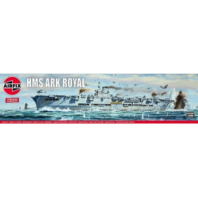 Airfix HMS Ark Royal Model Set lode 1:600 171 dielov