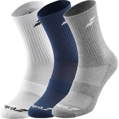 Babolat Чорапи Babolat 3 pairs - white, est. blue, grey (5UB1371-1033 -43-46)