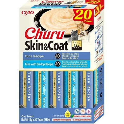 Inaba Churu Cat Snack Skin & Coat tuniak Multipack 20 x 14 g