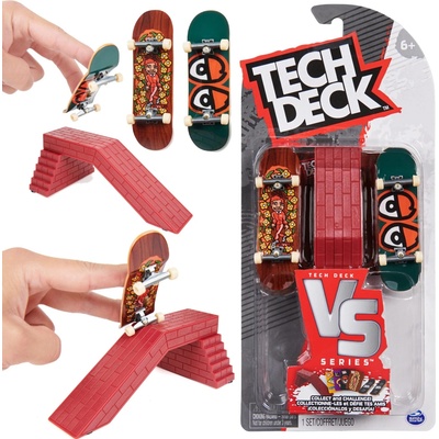 Tech Deck VS Series Krooked fingerboard set s prekážkou 2 ks