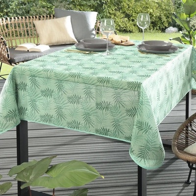 Obrus na stôl záhradný PVC 160x220cm Palmový list