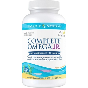 Nordic Naturals Complete Omega Junior 283 mg [180 Гел капсули] Лимон