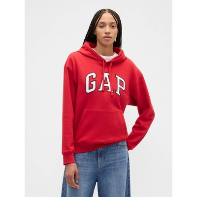 GAP Sweatshirt with logo Women's svetlomodrá červená