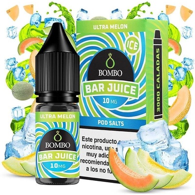 Bombo Bar Juice Ultra Melon Ice Nic Salts 10ml